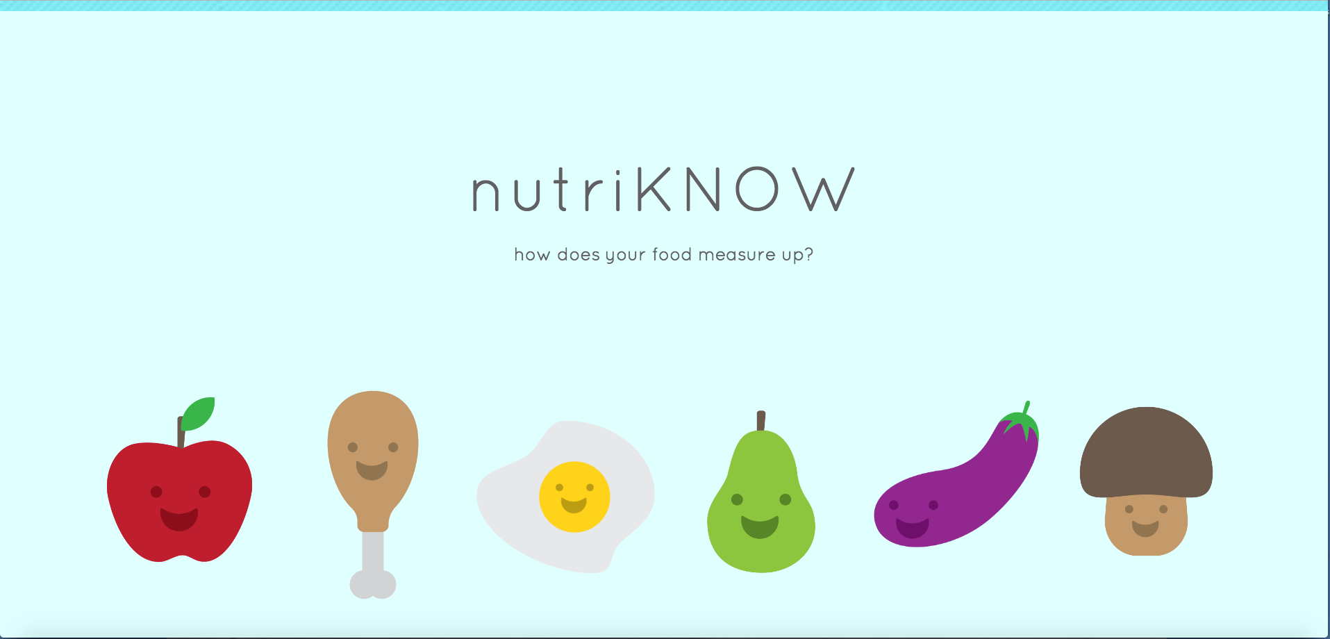 John Glynn Web Developer, nutriKnow web application, React JS, API, 